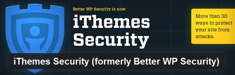 افزونه بالا بردن امنیت سایت iThemes Security